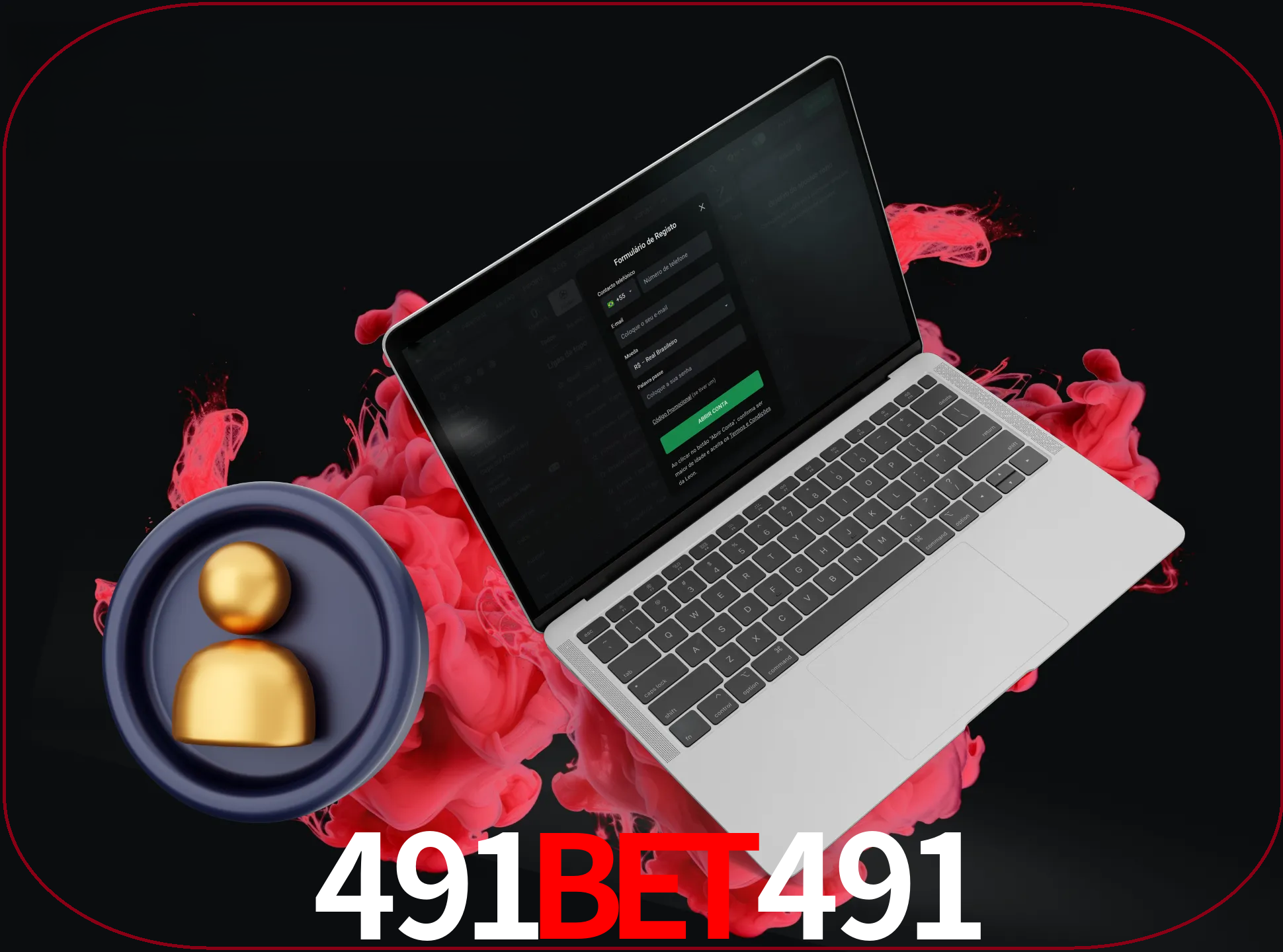 No cabeçalho do site 491BET491, clique no botão que o levará a um formulário especial onde terá de introduzir as suas informações actuais.