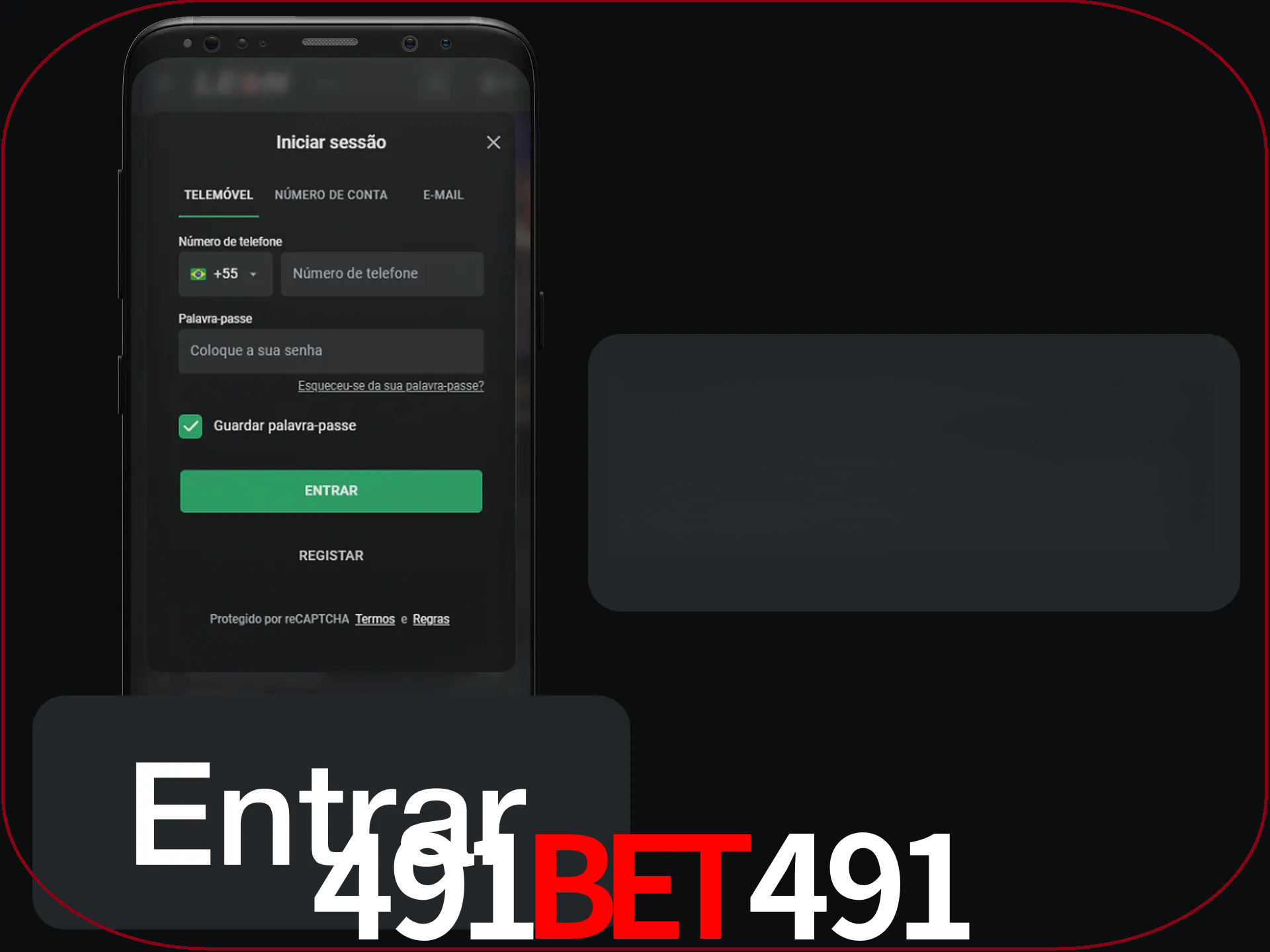 Faça o login para começar a apostar e jogar no cassino.